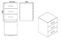 Set mobilier birou Trendy VO9-W White GTR001863 imaginea #7 — magazin online Desire.md