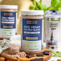 Proteină Be Keto 100% Vegan Protein Blend Natural Chocolate 500g imaginea #2 — magazin online Desire.md