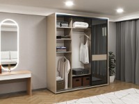 Dulap cu uşi glisante Bayro Murano 2000x2300x600 (606213) imaginea #2 — magazin online Desire.md