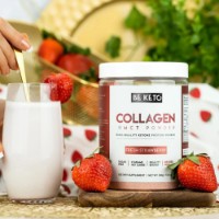 Protecție de articulație Be Keto Collagen + MCT Fresh Strawberry 300g imaginea #2 — magazin online Desire.md
