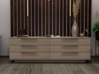 Комод Bayro Napoli 1800x560x500 Positano/Grey Stone (608290)