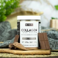 Protecție de articulație Be Keto Collagen + MCT Natural Chocolate 300g imaginea #2 — magazin online Desire.md