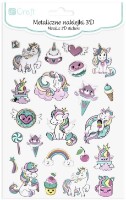 Autocolante DPCraft 3D Metalic Unicorns 23pcs (DPNK-166) 