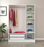 Dulap Trendy Kale 2269 Anthracit/White 135x190x52cm GTR004776 imaginea #3 — magazin online Desire.md