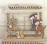 Autocolante DPCraft Bambi 3D 10pcs (KSPI-410) imaginea #3 — magazin online Desire.md