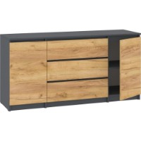 Comodă Пехотин НС-3+2 Антрацит/Дуб Тахо imaginea #1 — magazin online Desire.md