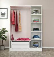 Dulap Trendy Kale 2291 White 135x210x52cm GTR004950 imaginea #2 — magazin online Desire.md