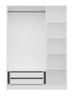 Dulap Trendy Kale 2288 White 135x210x52cm GTR004948 imaginea #3 — magazin online Desire.md