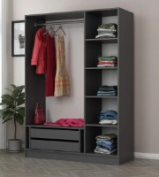 Dulap Trendy Kale 2287 Anthracit 135x210x52cm GTR004780 imaginea #2 — magazin online Desire.md