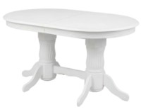 Masă pentru bucătărie Fabrik Home Elegance Oval White