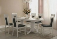 Masă pentru bucătărie Fabrik Home Elegance Oval White imaginea #3 — magazin online Desire.md