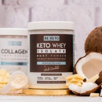 Proteină Be Keto Keto Whey Isolate + MCT Coconut + White Chocolate 300g imaginea #2 — magazin online Desire.md
