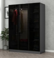 Dulap Trendy Kale 2272 Anthracit/Black 135x210x52cm GTR004782 imaginea #4 — magazin online Desire.md