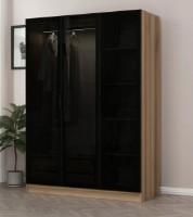 Dulap Trendy Kale 2285 Dore/Black 135x210x52cm GTR004829 imaginea #4 — magazin online Desire.md