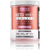 Proteină Be Keto Keto Whey Isolate + MCT Fresh Strawberry 300g