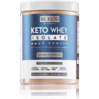 Proteină Be Keto Keto Whey Isolate + MCT Natural Chocolate 300g