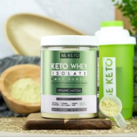 Proteină Be Keto Keto Whey Isolate + MCT Organic Matcha 300g imaginea #4 — magazin online Desire.md