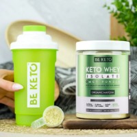 Proteină Be Keto Keto Whey Isolate + MCT Organic Matcha 300g imaginea #5 — magazin online Desire.md