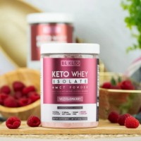 Proteină Be Keto Keto Whey Isolate + MCT Wild Raspberry 300g imaginea #2 — magazin online Desire.md