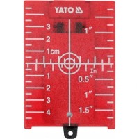 Placă țintă cu magnet pentru laser roșu Yato YT-30464