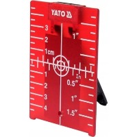 Placă țintă cu magnet pentru laser roșu Yato YT-30464 imaginea #2 — magazin online Desire.md