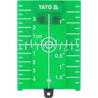 Placă țintă cu magnet pentru laser verde Yato YT-30465 imaginea #2 — magazin online Desire.md