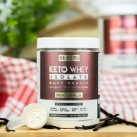 Proteină Be Keto Keto Whey Isolate + MCT French Vanilla 300g imaginea #2 — magazin online Desire.md
