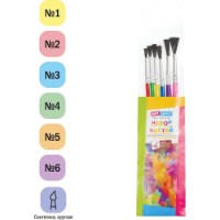 Set pensule pentru desen ArtSpace Synthetics 6pcs N1-6 imaginea #2 — magazin online Desire.md