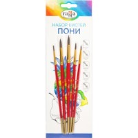 Набор кистей для рисования Gamma Poni 5pcs фото №3 — интернет-магазин Desire.md