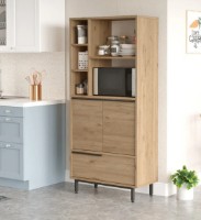 Dulap Trendy ON9A-S Walnut 161.6x74.8x35.5cm GTR001935 imaginea #4 — magazin online Desire.md