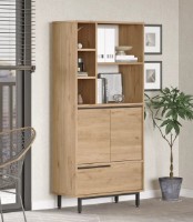 Dulap Trendy ON9B-S Walnut 161.6x74.8x35.5cm GTR006724 imaginea #5 — magazin online Desire.md