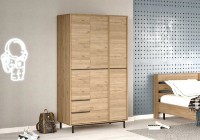 Dulap Trendy ON15-S Walnut 112.2x195.6x55cm GTR001813 imaginea #6 — magazin online Desire.md