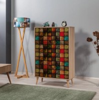 Dulap Trendy Multibox 723 Oak Sonoma 80x127x36cm GTR005628