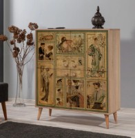 Dulap Trendy Multilux 732 Oak Sonoma 95x111x36cm GTR005636