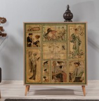 Dulap Trendy Multilux 732 Oak Sonoma 95x111x36cm GTR005636 imaginea #2 — magazin online Desire.md