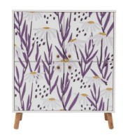 Шкаф Trendy Multilux Daisy White/Violet/Lilac 95x111x36cm GTR005632 фото №3 — интернет-магазин Desire.md