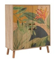 Dulap Trendy Multilux Saka Sonoma/Green/Yellow 95x111x36cm GTR005639 imaginea #3 — magazin online Desire.md