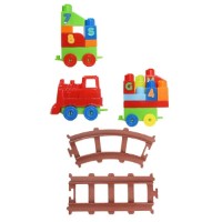 Set de construcție Play Toys Play Blox Train 41pcs (2403) imaginea #3 — magazin online Desire.md