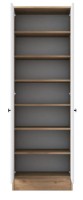 Dulap Trendy P6 M13 2241 Walnut/White 59x182x37cm GTR001837 imaginea #3 — magazin online Desire.md