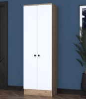 Dulap Trendy P6 M14 2415 Walnut/White 182.8x59.8x37.5cm GTR001416 imaginea #6 — magazin online Desire.md