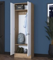 Dulap Trendy P6 M14 2415 Walnut/White 182.8x59.8x37.5cm GTR001416 imaginea #3 — magazin online Desire.md