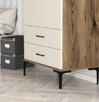 Dulap Trendy Kumsal T Walnut/Cream 201.4x47.5x80cm GTR001725 imaginea #3 — magazin online Desire.md