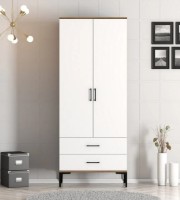 Dulap Trendy Kumsal T Walnut/White 201.4x47.5x80cm GTR001726