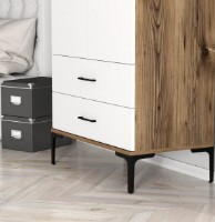 Dulap Trendy Kumsal T Walnut/White 201.4x47.5x80cm GTR001726 imaginea #3 — magazin online Desire.md