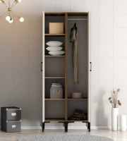 Dulap Trendy Kumsal SS Walnut/Cream 201.4x47.5x80cm GTR001730 imaginea #2 — magazin online Desire.md