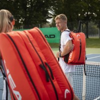 Rucsac pentru tenis Head Tour Backpack Fluorescent Orange imaginea #4 — magazin online Desire.md