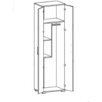 Шкаф Tisam Beech Artisan Pearl (6608) фото №2 — интернет-магазин Desire.md