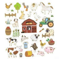 Autocolante DPCraft Farm 32pcs (DPNK-068) imaginea #2 — magazin online Desire.md