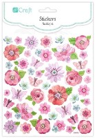 Autocolante DPCraft Flowers 46pcs (DPNK-008)