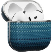 Чехол для наушников Pitaka Aramid Fiber Magnetic Case for AirPods 4 Moonrise (APM2406) фото №2 — интернет-магазин Desire.md